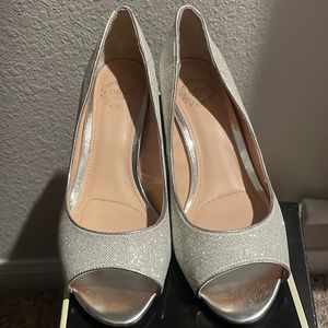 Silver heels